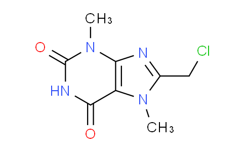 CAS No. 4921-56-6, 8-(Chloromethyl)-3,7-dimethyl-1H-purine-2,6(3H,7H)-dione