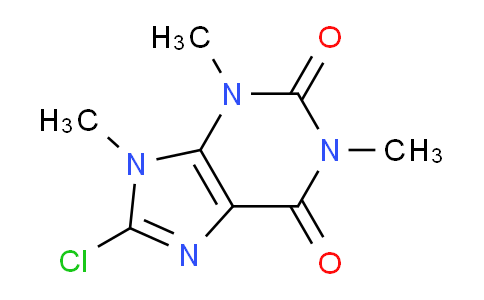 CAS No. 4921-53-3, 8-Chloro-1,3,9-trimethyl-1H-purine-2,6(3H,9H)-dione