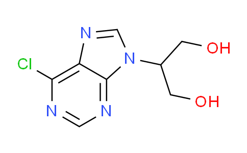 CAS No. 32528-39-5, 2-(6-Chloro-9H-purin-9-yl)propane-1,3-diol