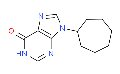 CAS No. 6961-61-1, 9-Cycloheptyl-1H-purin-6(9H)-one