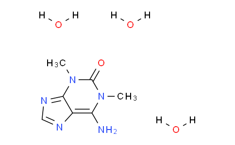 CAS No. 250346-57-7, 6-Amino-1,3-dimethyl-1H-purin-2(3H)-one trihydrate