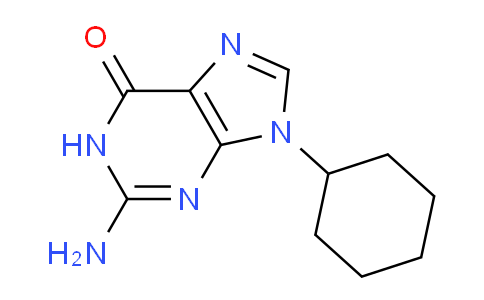 CAS No. 14937-71-4, 2-Amino-9-cyclohexyl-1H-purin-6(9H)-one