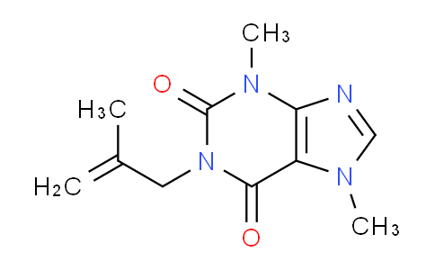 CAS No. 65059-41-8, 3,7-Dimethyl-1-(2-methylallyl)-1H-purine-2,6(3H,7H)-dione