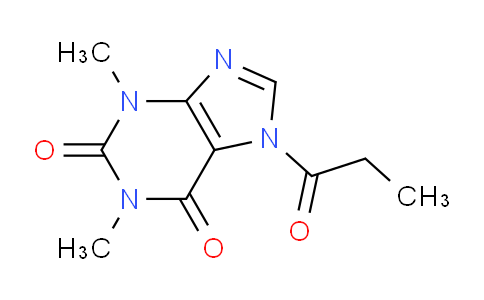 CAS No. 3056-20-0, 1,3-Dimethyl-7-propionyl-1H-purine-2,6(3H,7H)-dione