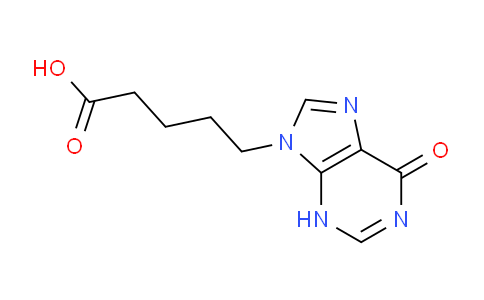 CAS No. 34397-01-8, 5-(6-Oxo-3H-purin-9(6H)-yl)pentanoic acid