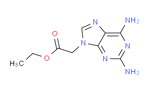 CAS No. 202343-69-9, Ethyl 2-(2,6-diamino-9H-purin-9-yl)acetate
