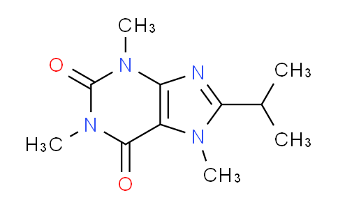 CAS No. 3279-79-6, 8-Isopropyl-1,3,7-trimethyl-3,7-dihydro-1H-purine-2,6-dione
