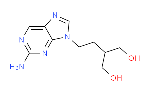 CAS No. 104227-86-3, 2-(2-(2-Amino-9H-purin-9-yl)ethyl)propane-1,3-diol