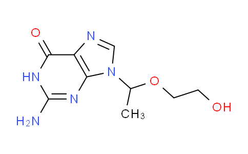 CAS No. 75128-57-3, 2-Amino-9-(1-(2-hydroxyethoxy)ethyl)-1H-purin-6(9H)-one