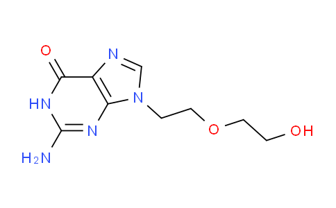 CAS No. 81475-39-0, 2-Amino-9-(2-(2-hydroxyethoxy)ethyl)-1H-purin-6(9H)-one