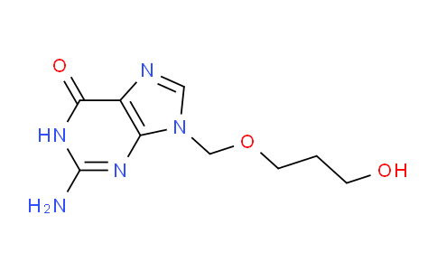 CAS No. 59278-13-6, 2-Amino-9-((3-hydroxypropoxy)methyl)-1H-purin-6(9H)-one