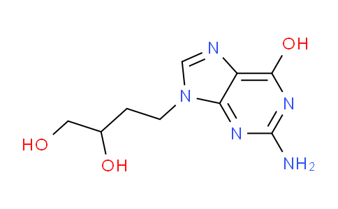 CAS No. 88873-94-3, 4-(2-Amino-6-hydroxy-9H-purin-9-yl)butane-1,2-diol