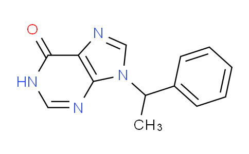 CAS No. 34396-98-0, 9-(1-Phenylethyl)-1H-purin-6(9H)-one