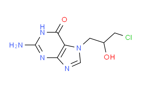 CAS No. 73100-76-2, 2-Amino-7-(3-chloro-2-hydroxypropyl)-1H-purin-6(7H)-one