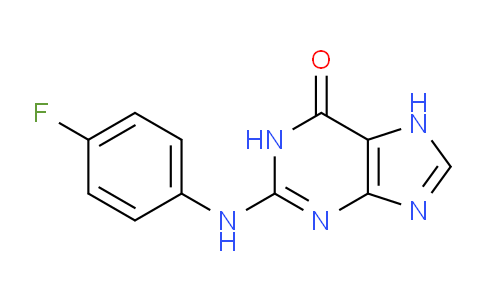 CAS No. 131933-80-7, 2-((4-Fluorophenyl)amino)-1H-purin-6(7H)-one