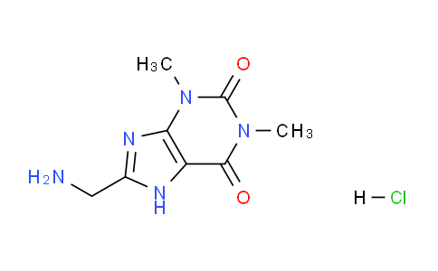 CAS No. 35718-21-9, 8-(Aminomethyl)-1,3-dimethyl-1H-purine-2,6(3H,7H)-dione hydrochloride