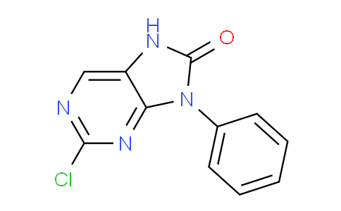 CAS No. 89660-30-0, 2-Chloro-9-phenyl-7H-purin-8(9H)-one