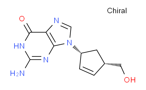 CAS No. 120443-30-3, 2-Amino-9-((1R,4S)-4-(hydroxymethyl)cyclopent-2-en-1-yl)-1H-purin-6(9H)-one