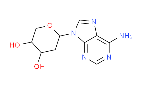 CAS No. 17434-50-3, 6-(6-Amino-9H-purin-9-yl)tetrahydro-2H-pyran-3,4-diol