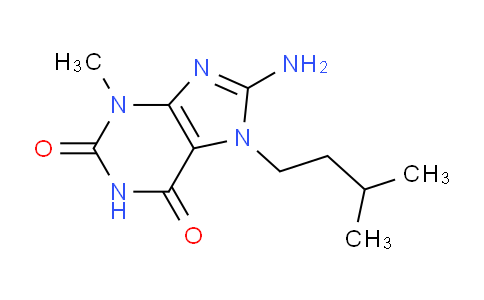 CAS No. 313372-68-8, 8-Amino-7-isopentyl-3-methyl-1H-purine-2,6(3H,7H)-dione