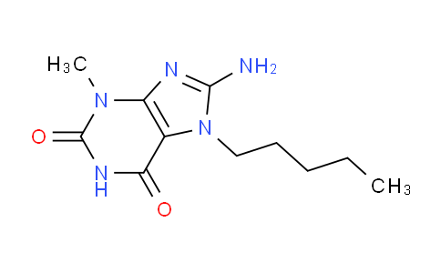 CAS No. 318513-10-9, 8-Amino-3-methyl-7-pentyl-1H-purine-2,6(3H,7H)-dione