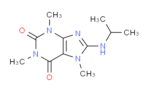 CAS No. 5458-79-7, 8-(Isopropylamino)-1,3,7-trimethyl-3,7-dihydro-1H-purine-2,6-dione