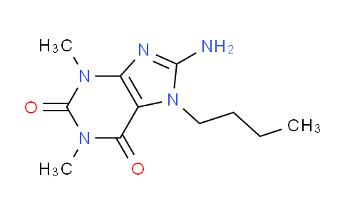 CAS No. 135574-32-2, 8-Amino-7-butyl-1,3-dimethyl-1H-purine-2,6(3H,7H)-dione