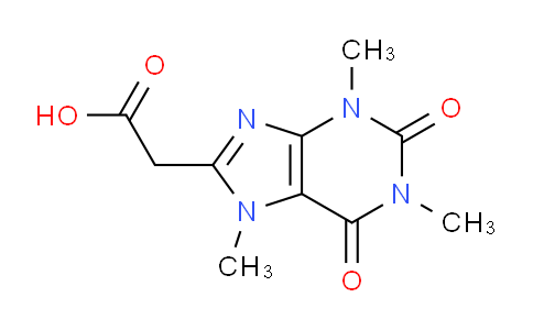 CAS No. 5614-58-4, 2-(1,3,7-Trimethyl-2,6-dioxo-2,3,6,7-tetrahydro-1H-purin-8-yl)acetic acid
