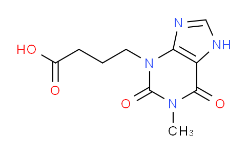 CAS No. 69150-38-5, 4-(1-Methyl-2,6-dioxo-1H-purin-3(2H,6H,7H)-yl)butanoic acid