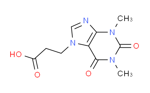 CAS No. 17781-08-7, 3-(1,3-Dimethyl-2,6-dioxo-2,3-dihydro-1H-purin-7(6H)-yl)propanoic acid