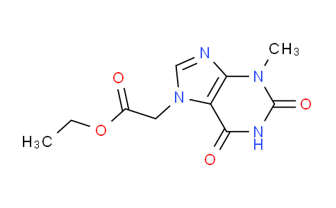 CAS No. 102838-42-6, Ethyl 2-(3-methyl-2,6-dioxo-2,3-dihydro-1H-purin-7(6H)-yl)acetate