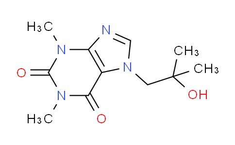 CAS No. 41011-04-5, 7-(2-Hydroxy-2-methylpropyl)-1,3-dimethyl-1H-purine-2,6(3H,7H)-dione