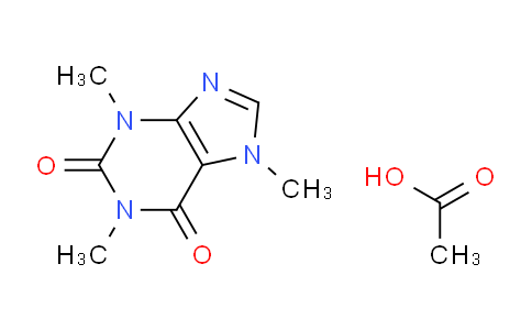 CAS No. 5743-16-8, 1,3,7-Trimethyl-1H-purine-2,6(3H,7H)-dione acetate