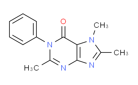 CAS No. 83325-09-1, 2,7,8-Trimethyl-1-phenyl-1H-purin-6(7H)-one