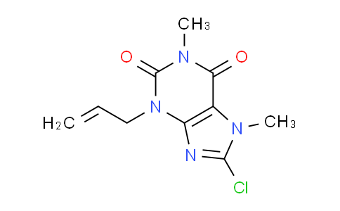 CAS No. 5441-71-4, 3-Allyl-8-chloro-1,7-dimethyl-1H-purine-2,6(3H,7H)-dione