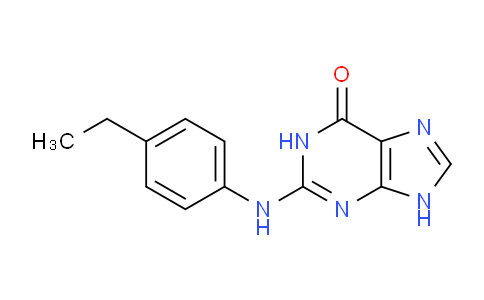CAS No. 123994-73-0, 2-((4-Ethylphenyl)amino)-1H-purin-6(9H)-one
