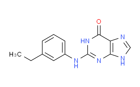 CAS No. 123994-69-4, 2-((3-Ethylphenyl)amino)-1H-purin-6(9H)-one