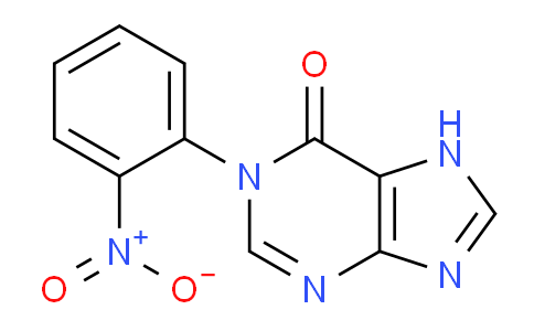 CAS No. 144106-37-6, 1-(2-Nitrophenyl)-1H-purin-6(7H)-one