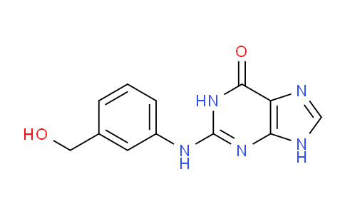 CAS No. 123994-71-8, 2-((3-(Hydroxymethyl)phenyl)amino)-1H-purin-6(9H)-one