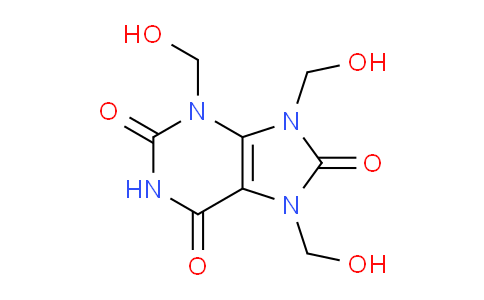CAS No. 73905-11-0, 3,7,9-Tris(hydroxymethyl)-1H-purine-2,6,8(3H,7H,9H)-trione