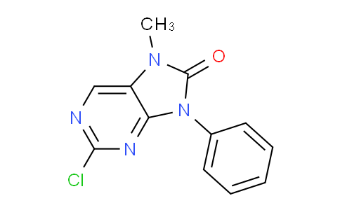 CAS No. 89743-87-3, 2-Chloro-7-methyl-9-phenyl-7H-purin-8(9H)-one