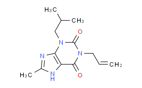 CAS No. 81250-17-1, 1-Allyl-3-isobutyl-8-methyl-3,7-dihydro-1H-purine-2,6-dione