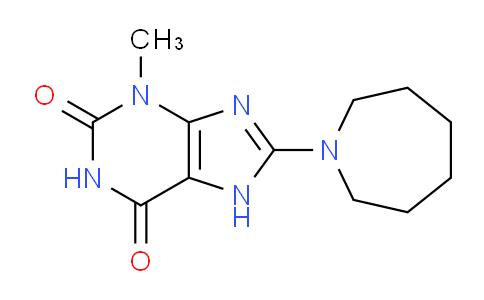 CAS No. 299419-35-5, 8-(Azepan-1-yl)-3-methyl-1H-purine-2,6(3H,7H)-dione