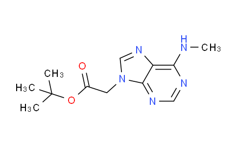 CAS No. 918334-35-7, tert-Butyl 2-(6-(methylamino)-9H-purin-9-yl)acetate