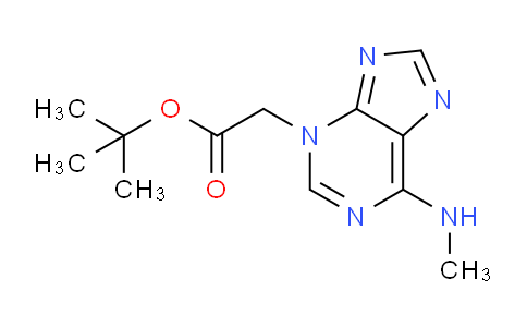 CAS No. 918334-36-8, tert-Butyl 2-(6-(methylamino)-3H-purin-3-yl)acetate