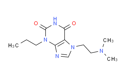 CAS No. 78146-58-4, 7-(2-(Dimethylamino)ethyl)-3-propyl-1H-purine-2,6(3H,7H)-dione