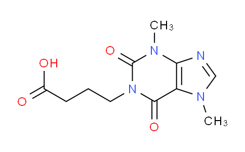 CAS No. 6493-07-8, 4-(3,7-Dimethyl-2,6-dioxo-2,3,6,7-tetrahydro-1H-purin-1-yl)butanoic acid