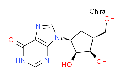 CAS No. 16975-94-3, 9-((1R,2S,3R,4R)-2,3-Dihydroxy-4-(hydroxymethyl)cyclopentyl)-1H-purin-6(9H)-one
