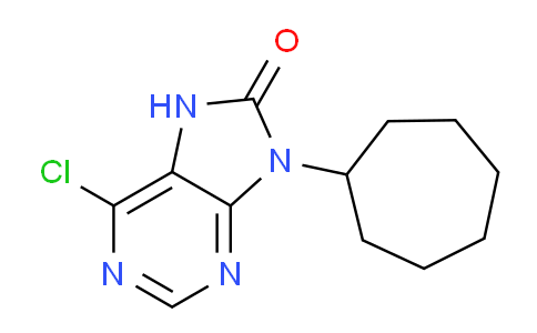 CAS No. 1779130-82-3, 6-Chloro-9-cycloheptyl-7H-purin-8(9H)-one