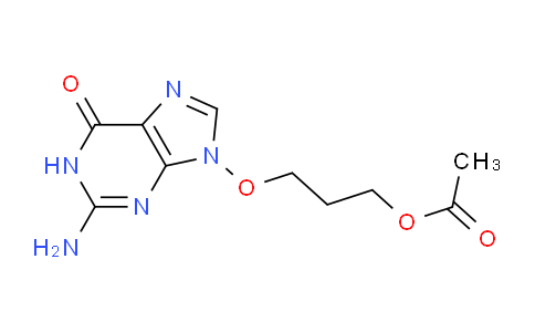 CAS No. 114778-61-9, 3-((2-Amino-6-oxo-1H-purin-9(6H)-yl)oxy)propyl acetate